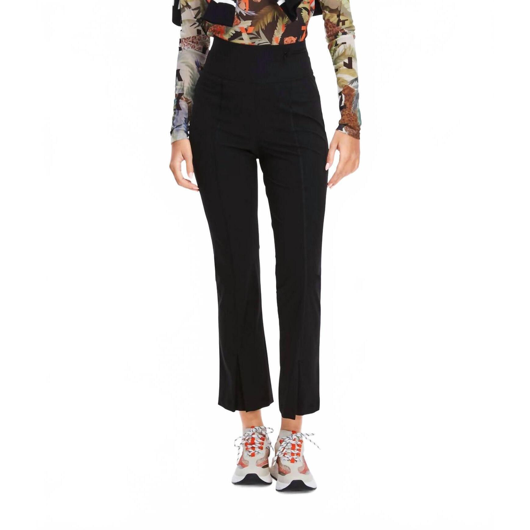 New Marc Cain Cropped Pants In Black